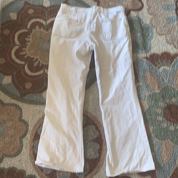 VINTAGE LEE HI-RISE FLARE DISTRESSED JEANS - Picture 10 of 12